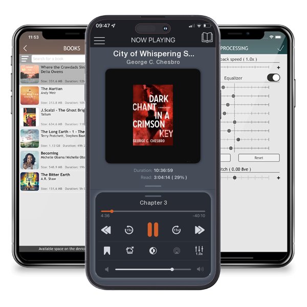 Download fo free audiobook City of Whispering Stone by George C. Chesbro and listen anywhere on your iOS devices in the ListenBook app.