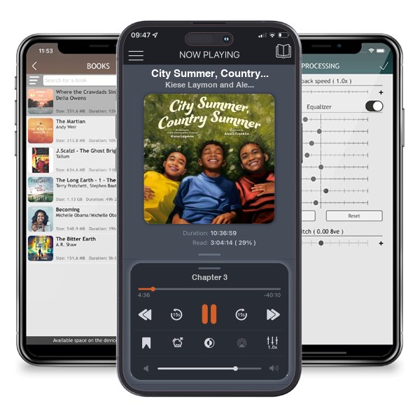 Download fo free audiobook City Summer, Country Summer by Kiese Laymon and Alexis Franklin and listen anywhere on your iOS devices in the ListenBook app.