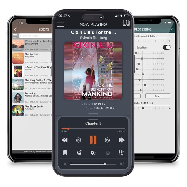 Download fo free audiobook Cixin Liu\'s For the Benefit of Mankind by Sylvain Runberg and listen anywhere on your iOS devices in the ListenBook app.
