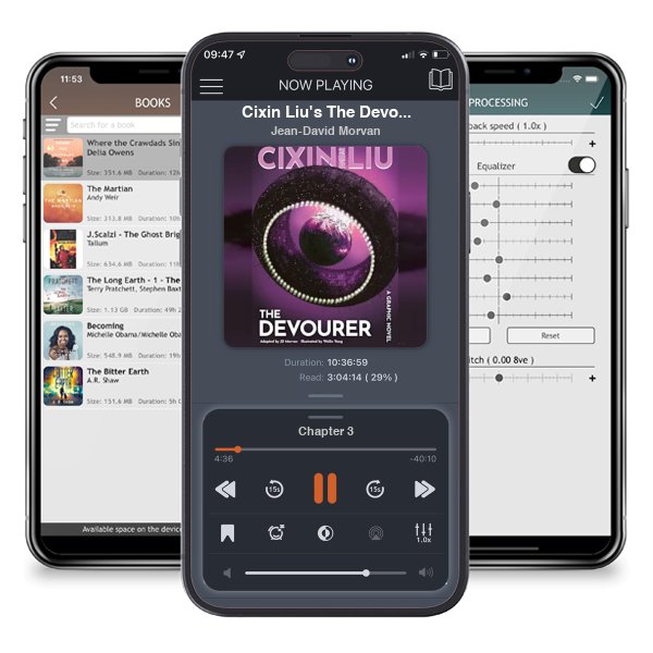 Download fo free audiobook Cixin Liu\'s The Devourer by Jean-David Morvan and listen anywhere on your iOS devices in the ListenBook app.