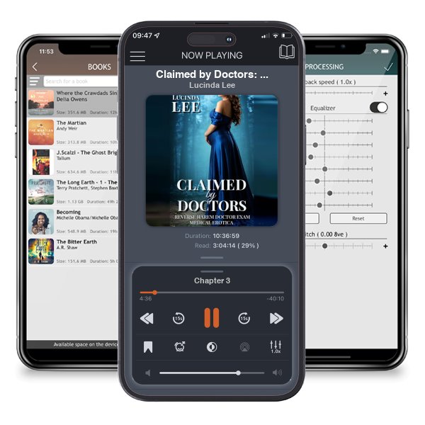 Download fo free audiobook Claimed by Doctors: Reverse Harem Doctor Exam Medical Erotica (Her Ladyship\'s Harem Book 4) by Lucinda Lee and listen anywhere on your iOS devices in the ListenBook app.