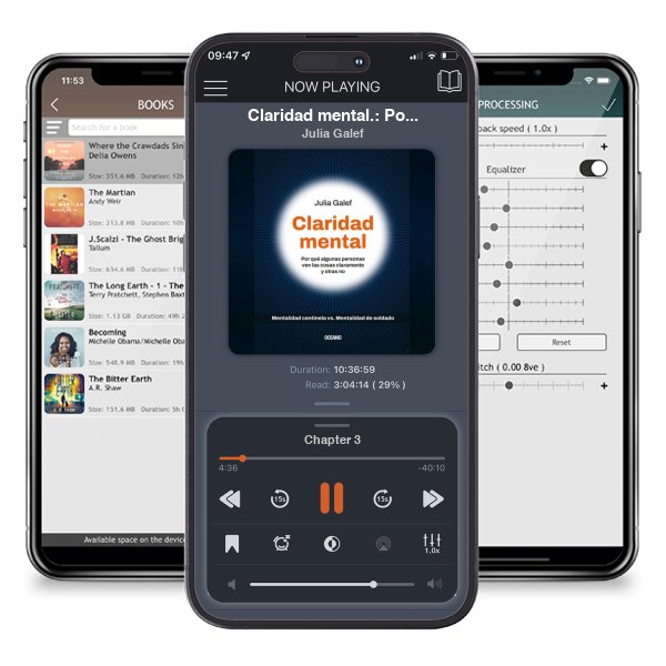 Descargar audiolibro gratis Claridad mental.: Por que algunas personas ven las cosas claramente y otras no by Julia Galef y escuchar en cualquier lugar en sus dispositivos iOS en la aplicación ListenBook.