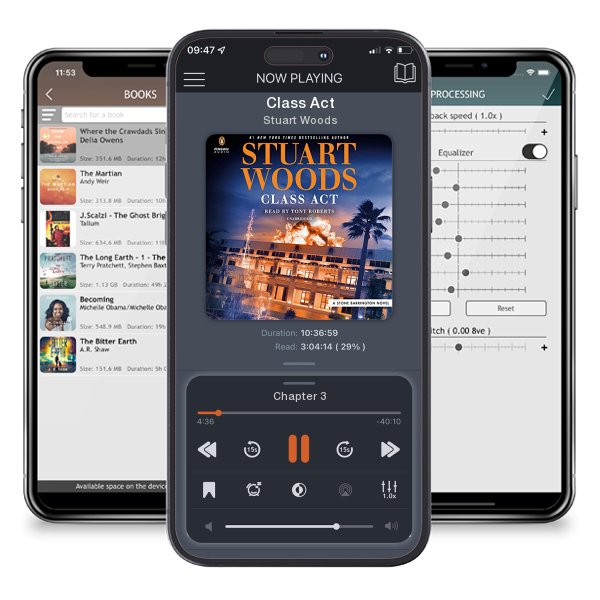 Download fo free audiobook Class Act by Stuart Woods and listen anywhere on your iOS devices in the ListenBook app.