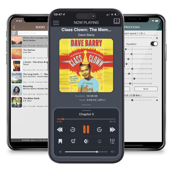 Download fo free audiobook Class Clown: The Memoirs of a Professional Wiseass: How I Went 77 Years Without Growing Up by Dave Barry and listen anywhere on your iOS devices in the ListenBook app.