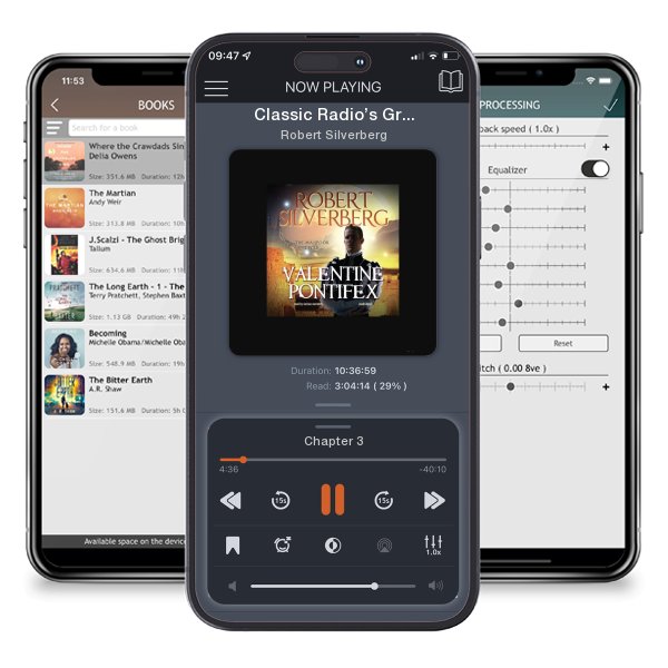 Download fo free audiobook Classic Radio’s Greatest Science Fiction Shows, Vol. 2 by Robert Silverberg and listen anywhere on your iOS devices in the ListenBook app.