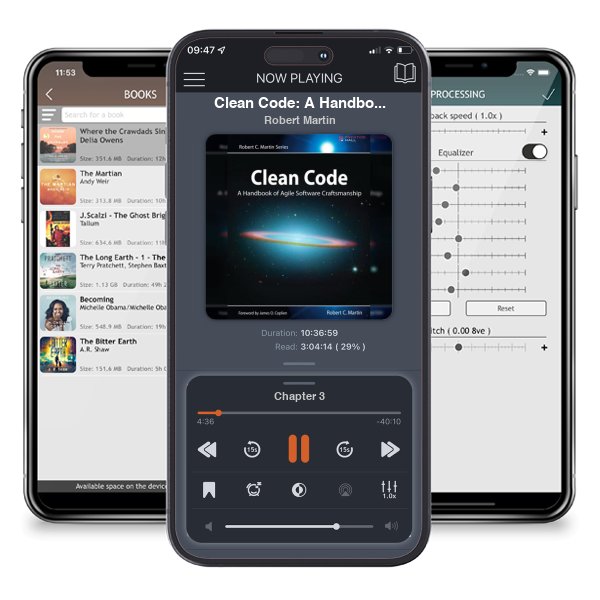 Download fo free audiobook Clean Code: A Handbook of Agile Software Craftsmanship by Robert Martin and listen anywhere on your iOS devices in the ListenBook app.