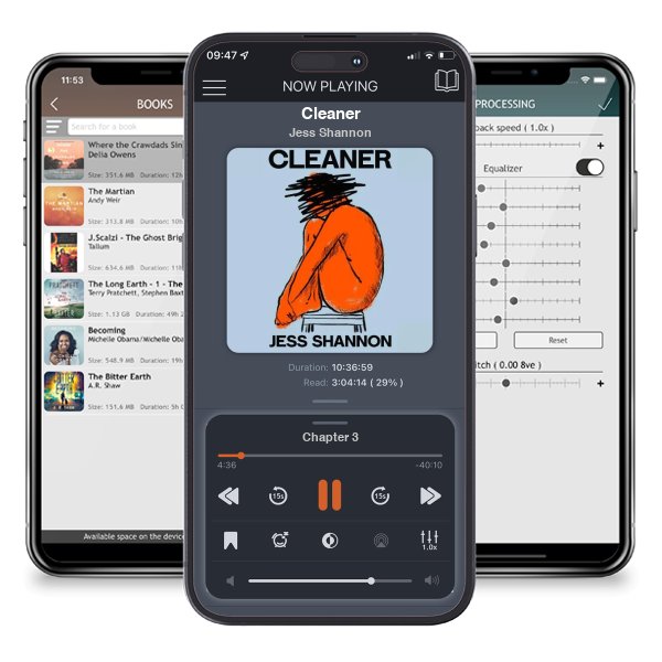 Download fo free audiobook Cleaner by Jess Shannon and listen anywhere on your iOS devices in the ListenBook app.