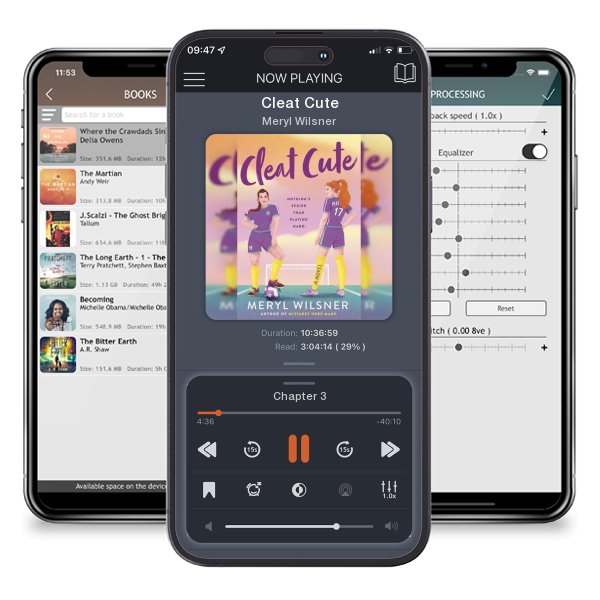 Download fo free audiobook Cleat Cute by Meryl Wilsner and listen anywhere on your iOS devices in the ListenBook app.
