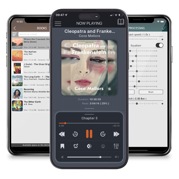 Download fo free audiobook Cleopatra and Frankenstein by Coco Mellors and listen anywhere on your iOS devices in the ListenBook app.