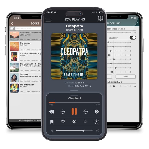 Download fo free audiobook Cleopatra by Saara El-Arifi and listen anywhere on your iOS devices in the ListenBook app.