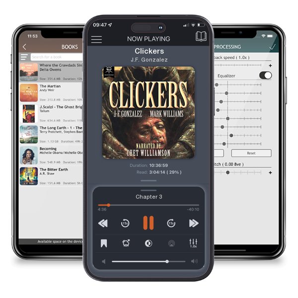 Download fo free audiobook Clickers by J.F. Gonzalez and listen anywhere on your iOS devices in the ListenBook app.