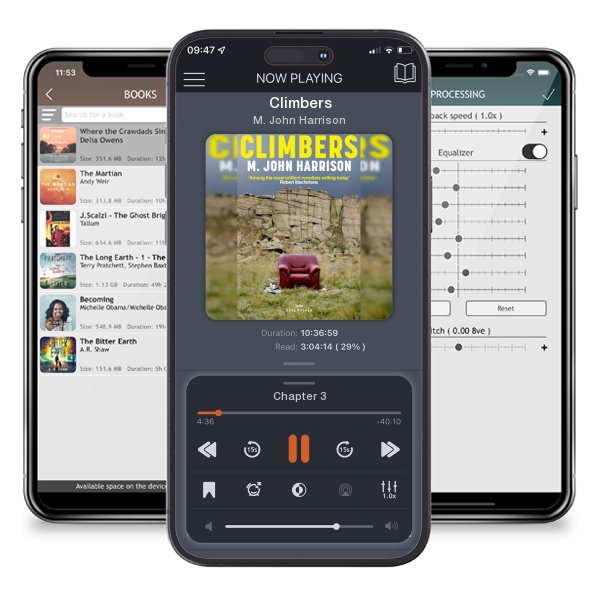 Download fo free audiobook Climbers by M. John Harrison and listen anywhere on your iOS devices in the ListenBook app.