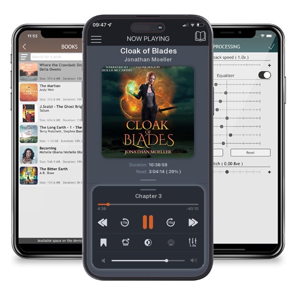 Download fo free audiobook Cloak of Blades by Jonathan Moeller and listen anywhere on your iOS devices in the ListenBook app.