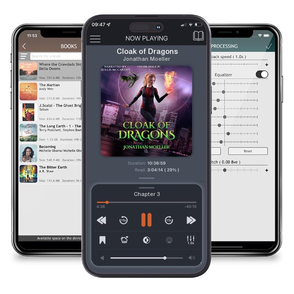 Download fo free audiobook Cloak of Dragons by Jonathan Moeller and listen anywhere on your iOS devices in the ListenBook app.