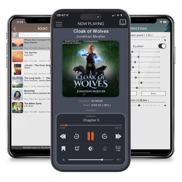 Download fo free audiobook Cloak of Wolves by Jonathan Moeller and listen anywhere on your iOS devices in the ListenBook app.