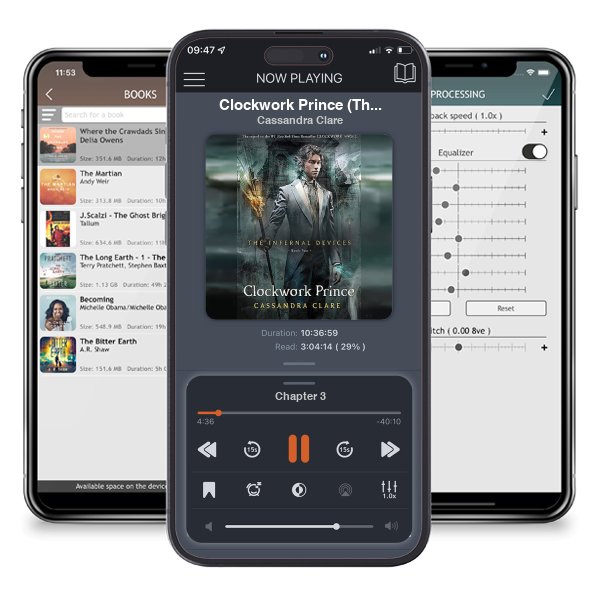 Download fo free audiobook Clockwork Prince (The Infernal Devices, #2) by Cassandra Clare and listen anywhere on your iOS devices in the ListenBook app.