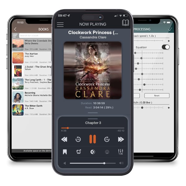 Download fo free audiobook Clockwork Princess (The Infernal Devices, #3) by Cassandra Clare and listen anywhere on your iOS devices in the ListenBook app.