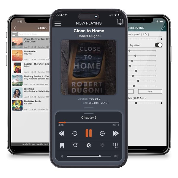 Download fo free audiobook Close to Home by Robert Dugoni and listen anywhere on your iOS devices in the ListenBook app.