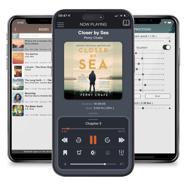 Download fo free audiobook Closer by Sea by Perry Chafe and listen anywhere on your iOS devices in the ListenBook app.