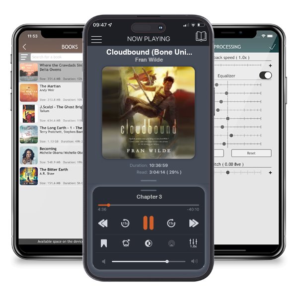Download fo free audiobook Cloudbound (Bone Universe, #2) by Fran Wilde and listen anywhere on your iOS devices in the ListenBook app.