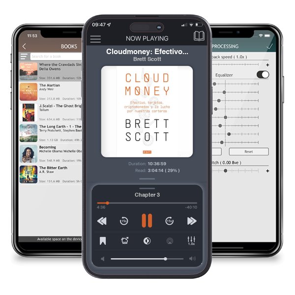 Descargar audiolibro gratis Cloudmoney: Efectivo, tarjetas, criptomonedas y la lucha por nuestras carteras / Cloudmoney. Cash, Cards, Crypto and the War for our Wallets by Brett Scott y escuchar en cualquier lugar en sus dispositivos iOS en la aplicación ListenBook.