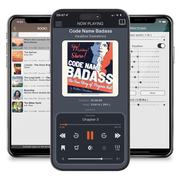 Download fo free audiobook Code Name Badass by Heather Demetrios and listen anywhere on your iOS devices in the ListenBook app.