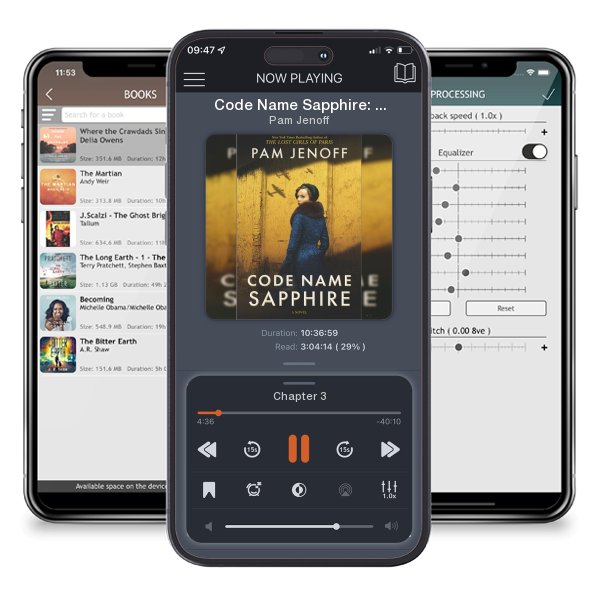 Download fo free audiobook Code Name Sapphire: A World War 2 Novel (Original) by Pam Jenoff and listen anywhere on your iOS devices in the ListenBook app.