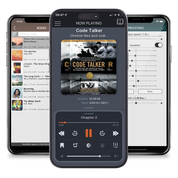 Download fo free audiobook Code Talker by Chester Nez and Judith Schiess Avila and listen anywhere on your iOS devices in the ListenBook app.