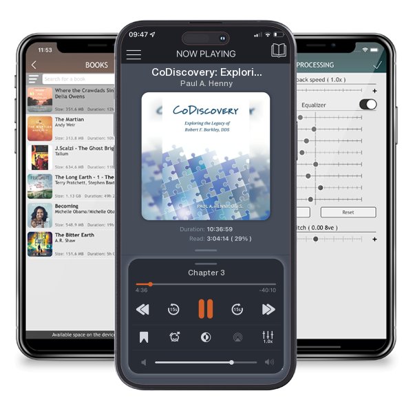 Download fo free audiobook CoDiscovery: Exploring the Legacy of Robert F. Barkley, DDS by Paul A. Henny and listen anywhere on your iOS devices in the ListenBook app.