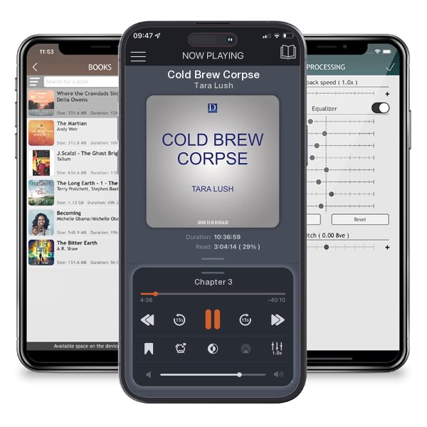 Download fo free audiobook Cold Brew Corpse by Tara Lush and listen anywhere on your iOS devices in the ListenBook app.