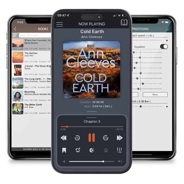 Download fo free audiobook Cold Earth by Ann Cleeves and listen anywhere on your iOS devices in the ListenBook app.