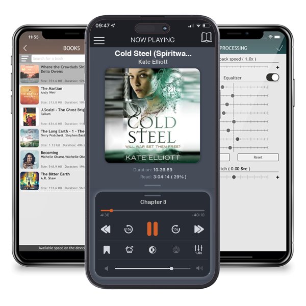 Download fo free audiobook Cold Steel (Spiritwalker, #3) by Kate Elliott and listen anywhere on your iOS devices in the ListenBook app.