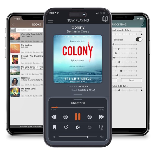 Download fo free audiobook Colony by Benjamin Cross and listen anywhere on your iOS devices in the ListenBook app.