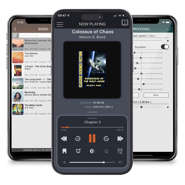 Download fo free audiobook Colossus of Chaos by Nelson S. Bond and listen anywhere on your iOS devices in the ListenBook app.