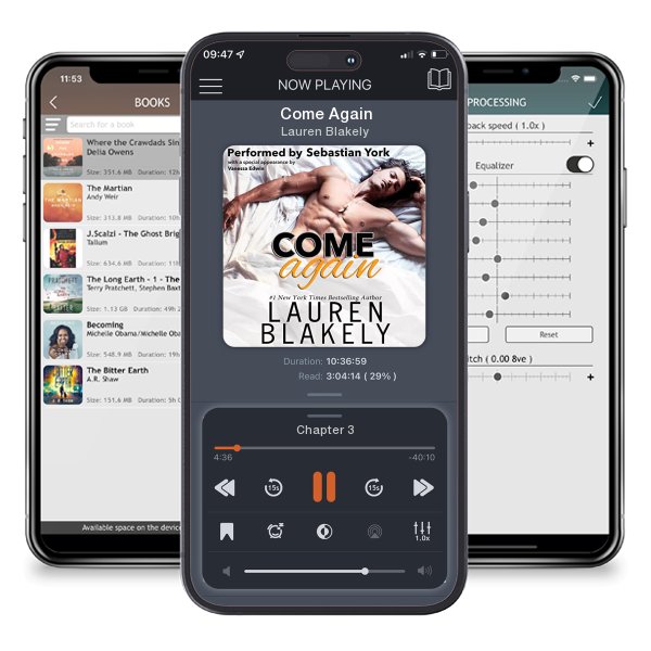 Download fo free audiobook Come Again by Lauren Blakely and listen anywhere on your iOS devices in the ListenBook app.