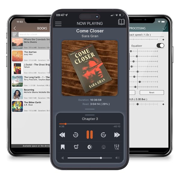 Download fo free audiobook Come Closer by Sara Gran and listen anywhere on your iOS devices in the ListenBook app.