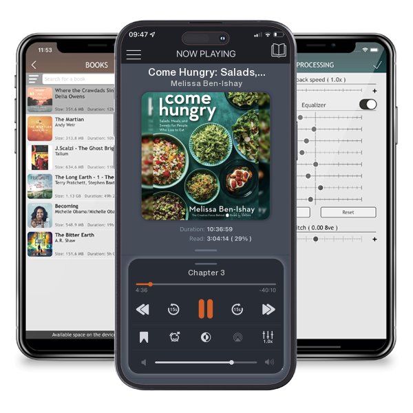 Download fo free audiobook Come Hungry: Salads, Meals, and Sweets for People Who Live to... by Melissa Ben-Ishay and listen anywhere on your iOS devices in the ListenBook app.