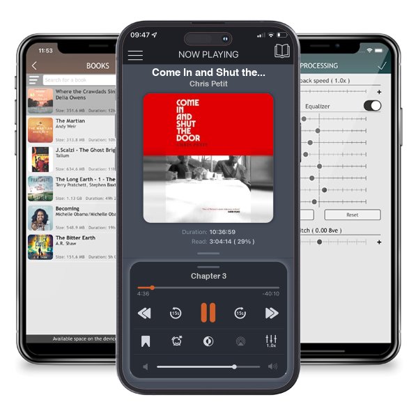 Download fo free audiobook Come In and Shut the Door by Chris Petit and listen anywhere on your iOS devices in the ListenBook app.