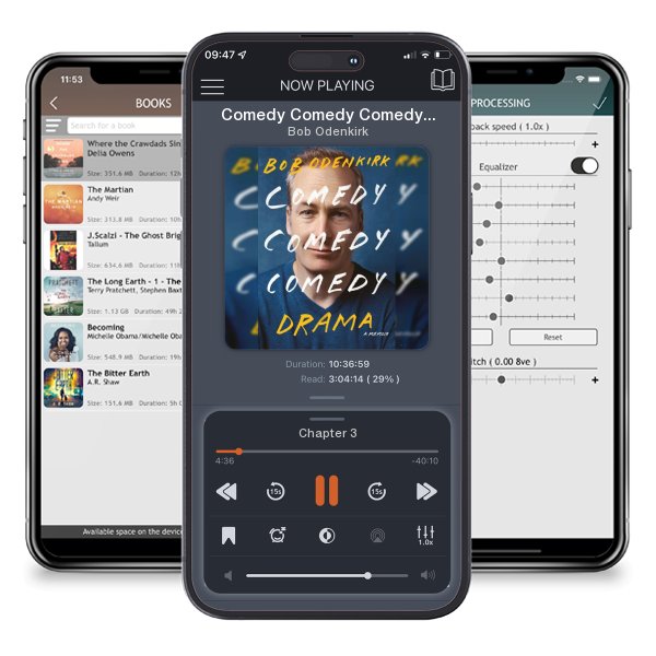Download fo free audiobook Comedy Comedy Comedy Drama: A Memoir by Bob Odenkirk and listen anywhere on your iOS devices in the ListenBook app.