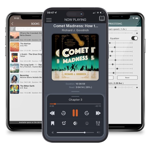 Download fo free audiobook Comet Madness: How the 1910 Return of Halley's Comet (Almost)... by Richard J. Goodrich and listen anywhere on your iOS devices in the ListenBook app.