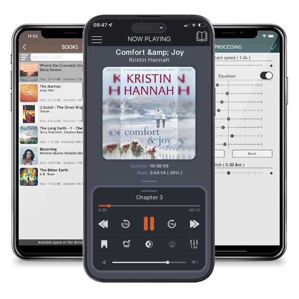 Download fo free audiobook Comfort & Joy by Kristin Hannah and listen anywhere on your iOS devices in the ListenBook app.