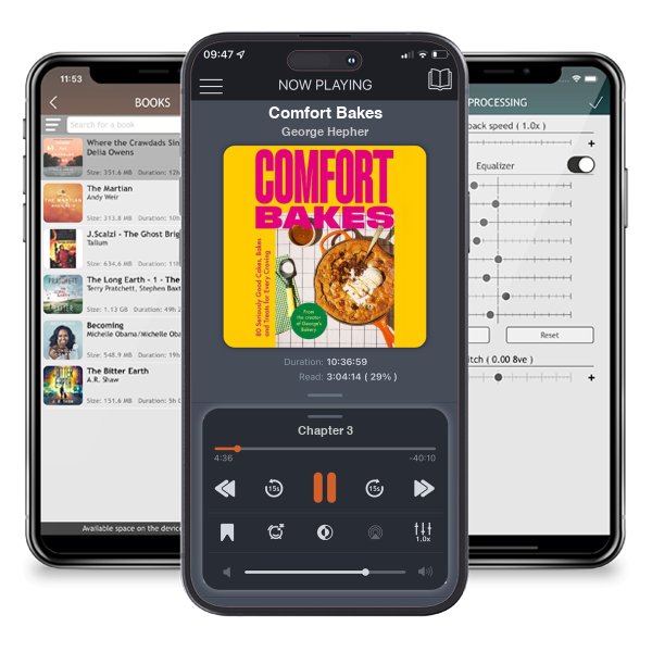 Download fo free audiobook Comfort Bakes by George Hepher and listen anywhere on your iOS devices in the ListenBook app.