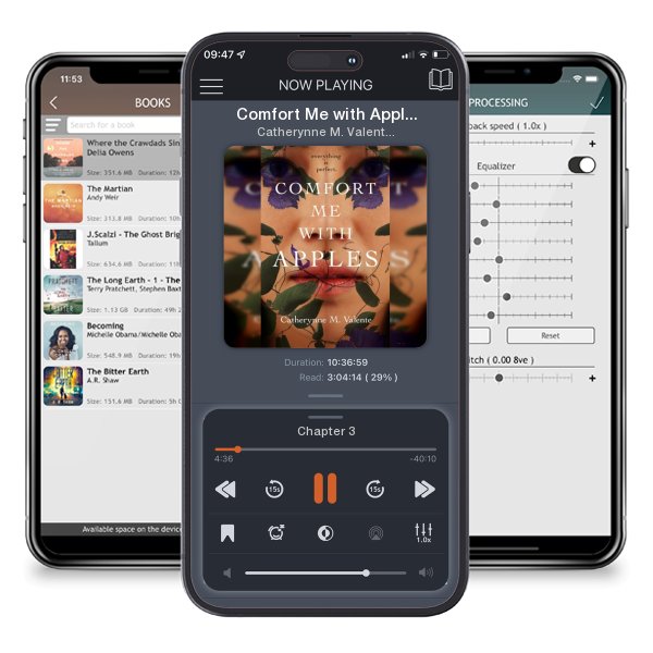 Download fo free audiobook Comfort Me with Apples by Catherynne M. Valente and listen anywhere on your iOS devices in the ListenBook app.