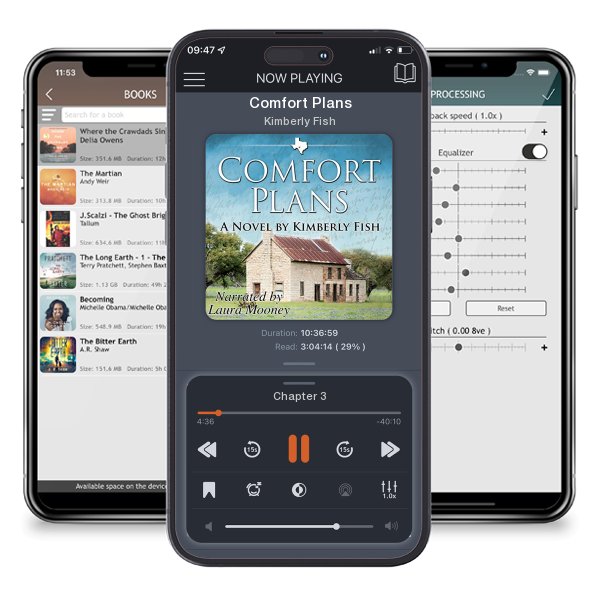 Download fo free audiobook Comfort Plans by Kimberly Fish and listen anywhere on your iOS devices in the ListenBook app.