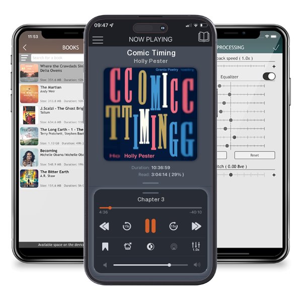 Download fo free audiobook Comic Timing by Holly Pester and listen anywhere on your iOS devices in the ListenBook app.