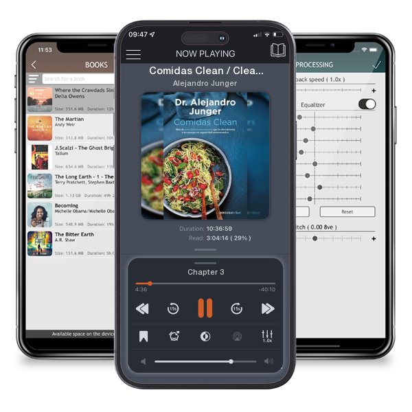 Download fo free audiobook Comidas Clean / Clean Eats: Over 200 Delicious Recipes to... by Alejandro Junger and listen anywhere on your iOS devices in the ListenBook app.