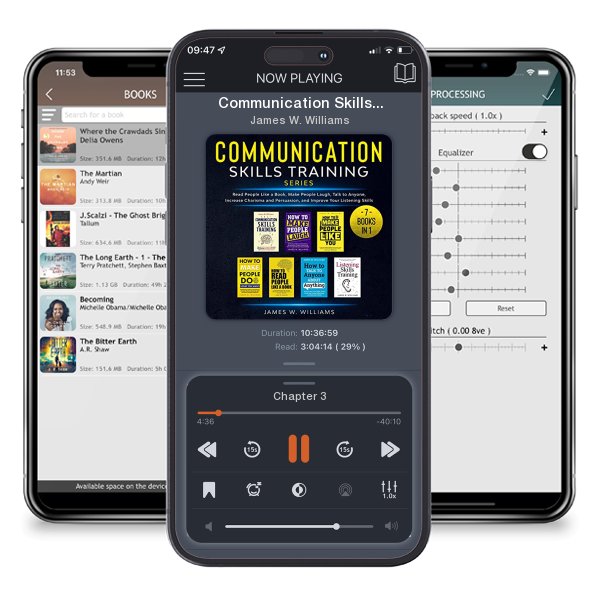 Download fo free audiobook Communication Skills Training Series: 7 Books in 1 by James W. Williams and listen anywhere on your iOS devices in the ListenBook app.