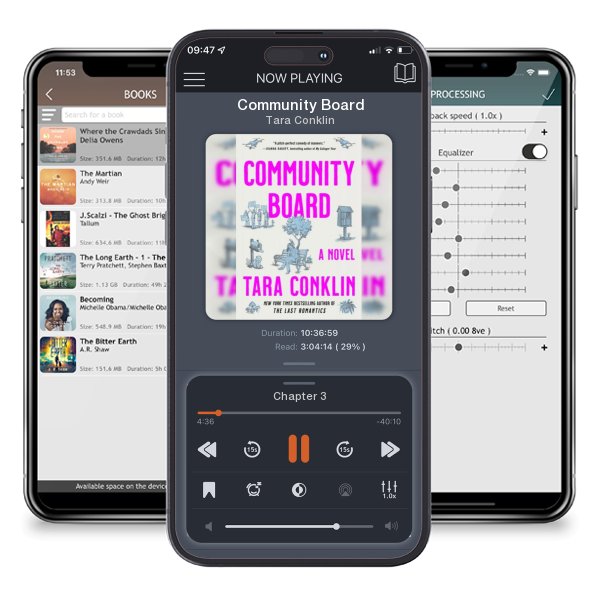 Download fo free audiobook Community Board by Tara Conklin and listen anywhere on your iOS devices in the ListenBook app.