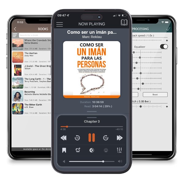 Descargar audiolibro gratis Como ser un imán para las personas: 62 Estrategias simples para construir relaciones fuertes e impactar positivamente en la vida de todas las personas con las que te comunicas by Marc Reklau y escuchar en cualquier lugar en sus dispositivos iOS en la aplicación ListenBook.