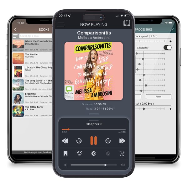 Download fo free audiobook Comparisonitis by Melissa Ambrosini and listen anywhere on your iOS devices in the ListenBook app.
